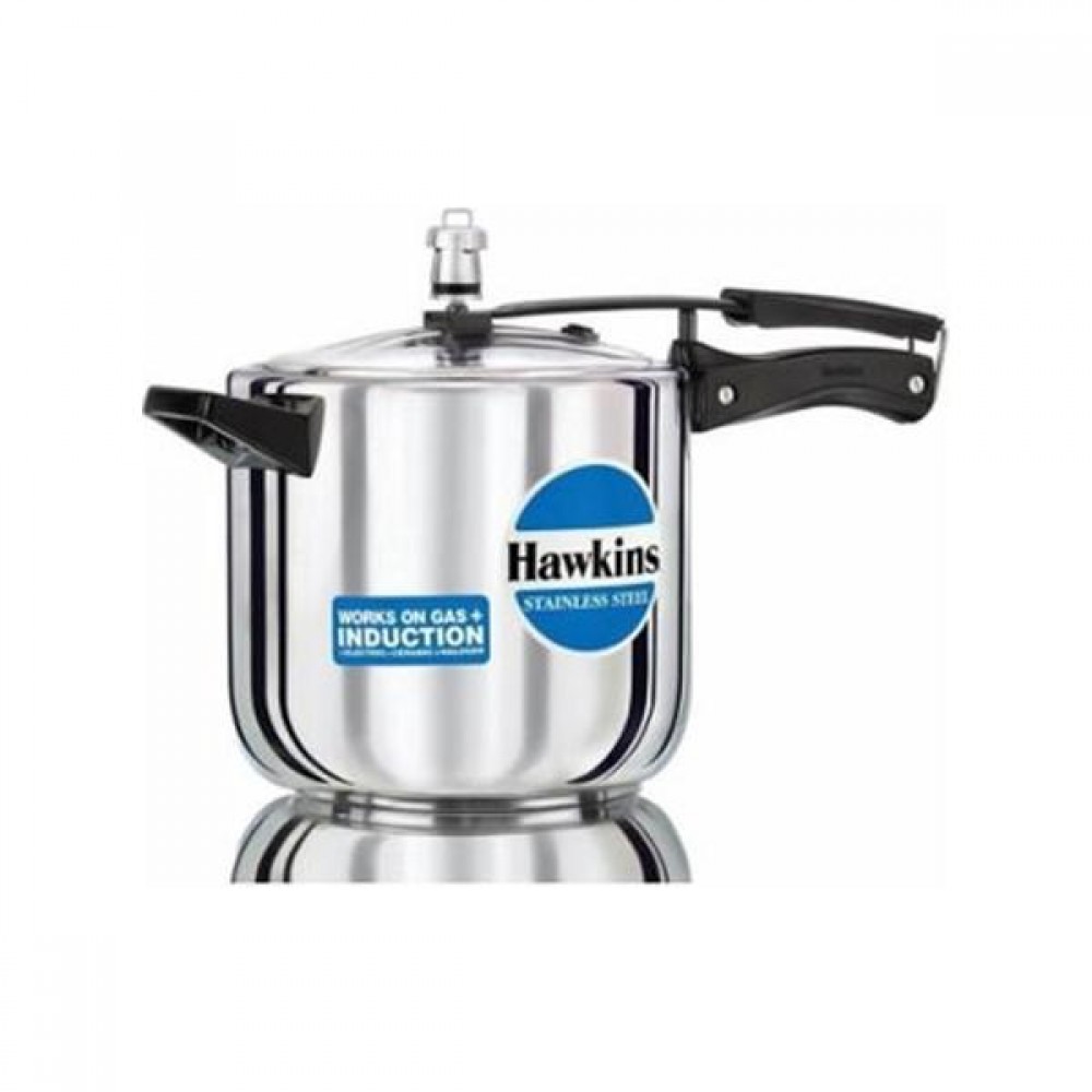 Hawkins Stainless Steel Pressure Cooker, 8 Liter