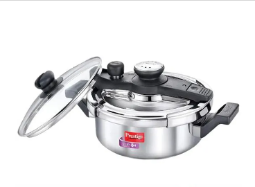 Induction Base Prestige Pressure Cooker Litre Stainless Steel