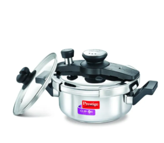 Prestige Clip on Svachh Duo HA Straight Wall (Hard Anodised/SS Lid