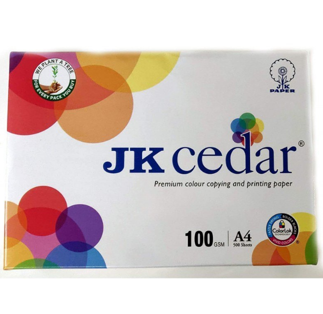 Jk Cedar 100 Gsm A3 500 Sheets Paper